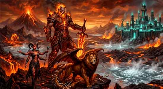 Elemental Plane Fire of Sesamar