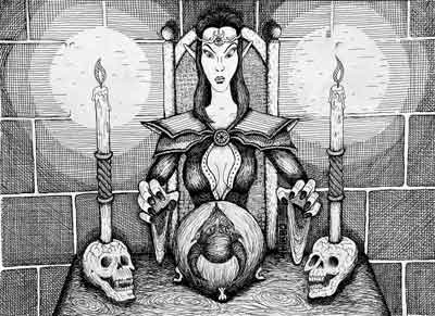 Magic-User, Crystal ball, Permission by Scott Hibberson on April 23rd, 2024